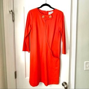Elizabeth McKay 3/4-Sleeve Shift Dress